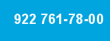 922 761-78-00